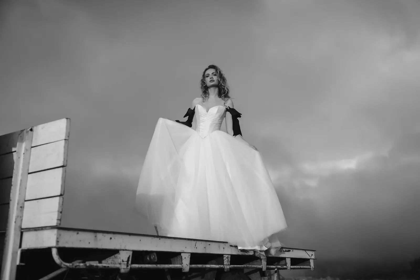 Moira Hughes Aubery tulle vintage aline skirt seperates BW25